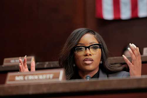 Racist Host Falsely Claims Rep. Jasmine Crockett Is Pretending To Be 'Hood' And 'Gangsta'