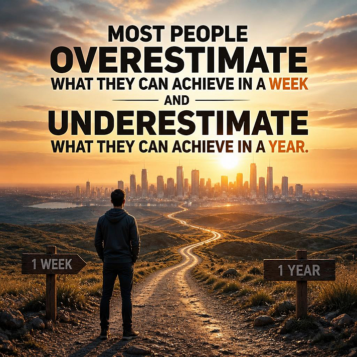 Future GrowthMost people overestimate what they can achieve in a week and underestimate what...
